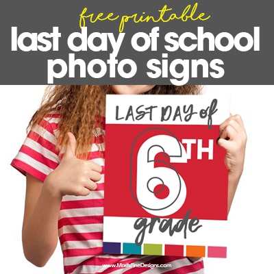 Last Day of School Sign