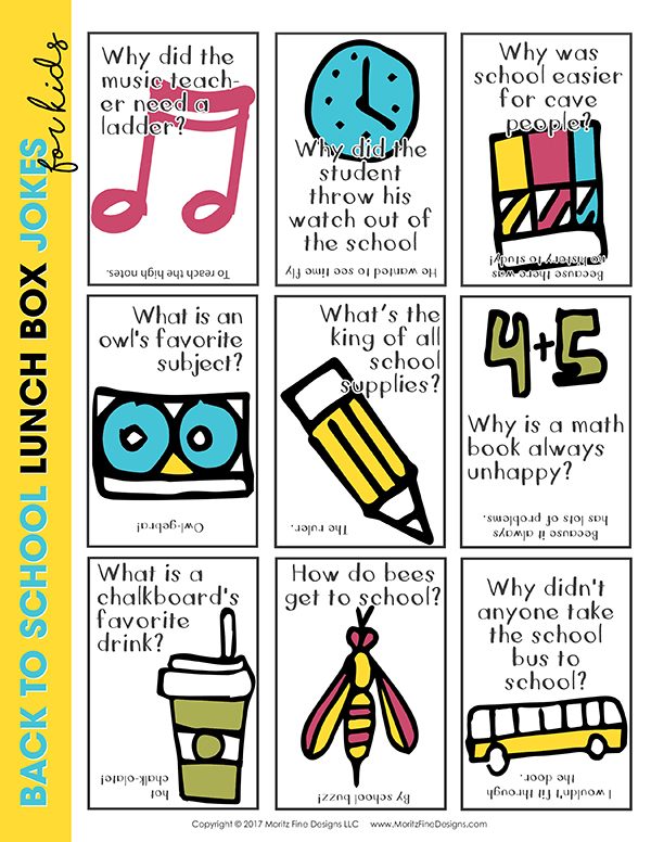 back to school lunch box jokes | free printables for kids | make your kids laugh | funny lunch box jokes