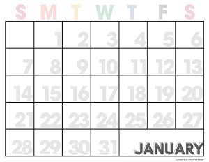 2018 Free Printable Calendar | Editable Monthly Calendar