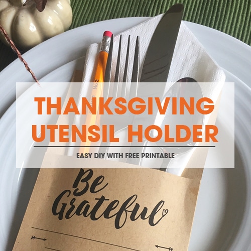 Thanksgiving Utensil Holder