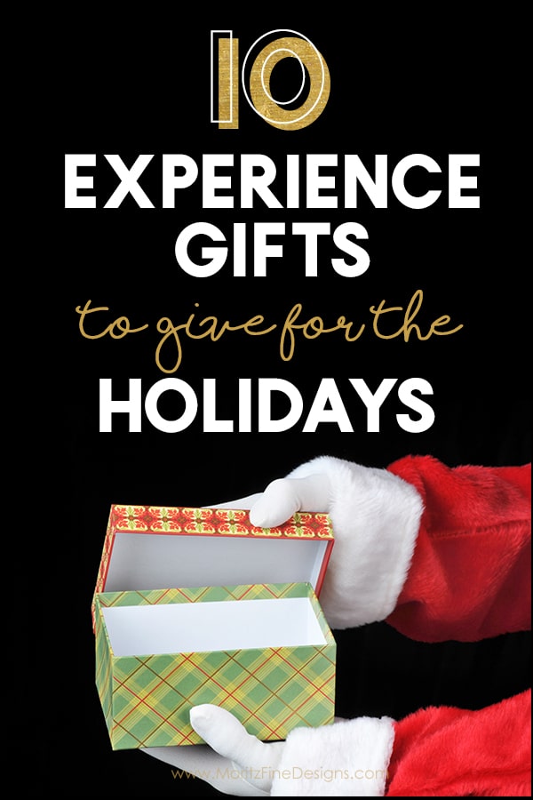 experience gifts for kids