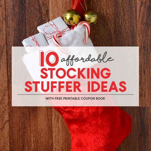 10 Affordable Stocking Stuffer Ideas + Printable Christmas Coupon Book for Kids