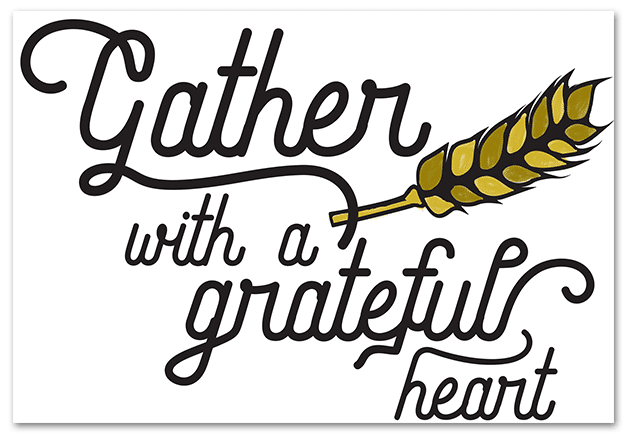 Fall Phrase Home Decor | Free Printable & SVG Cut File | Halloween and Thanksgiving Decorations | Gather With A Grateful Heart