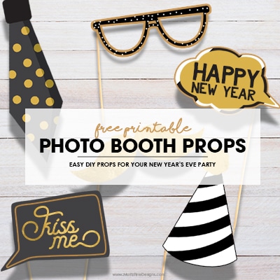 New Year’s Eve Photo Booth Props