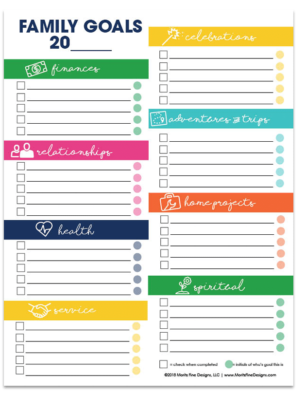 goal setting worksheet