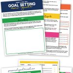 Learn to create achievable short & long term goals with the free printable goal setting worksheets, used to create goals and set a timeline to achieve them.