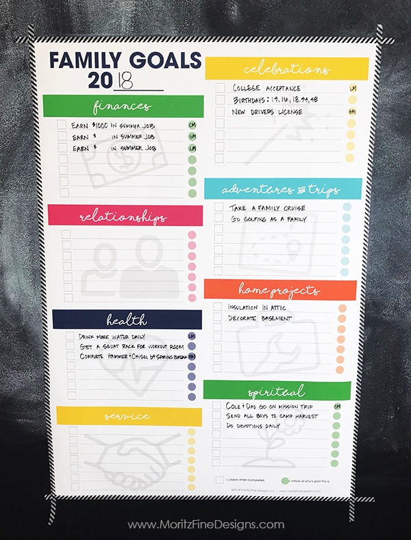 goal setting worksheet