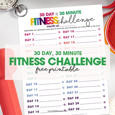 30 Day, 30 Minute Fitness Challenge