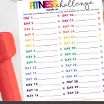 Don't lose your fitness motivation! Take the 30 Day, 30 Minute Fitness Challenge to get on the right track to exercise daily! Get your free printable Fitness Challenge now.