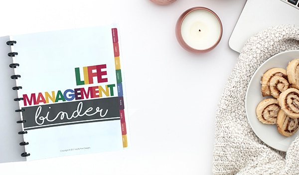 The Life Management Binder can easily transform the chaotic details of your home-life into one organized location and help you get more done in less time.