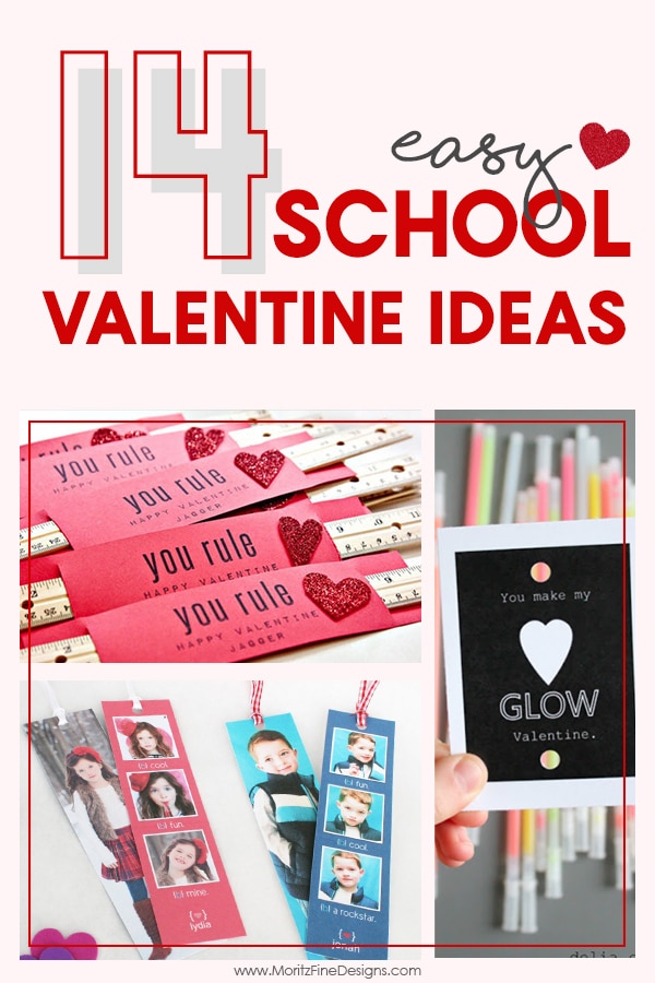 Need an easy and fast idea for your kid's Valentines this year? Check out this great DIY list of 14 Easy School Valentine Ideas even your kid's can make!
