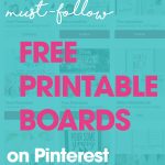 Do you love to use printables for all things home, organizational, decorative and more? If so, you will love these Top 10 Free Printable Pinterest Boards that you need to follow on Pinterest.