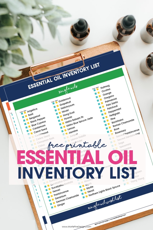 Free Printable Aromatherapy Charts