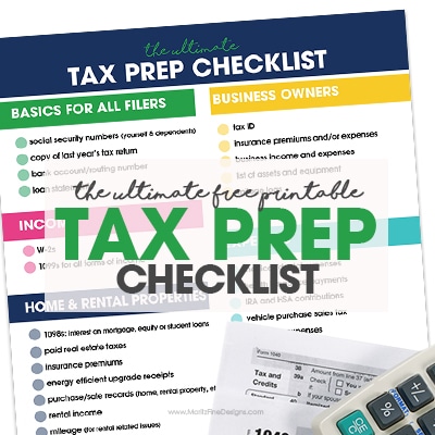 The Ultimate Income Tax Prep Checklist