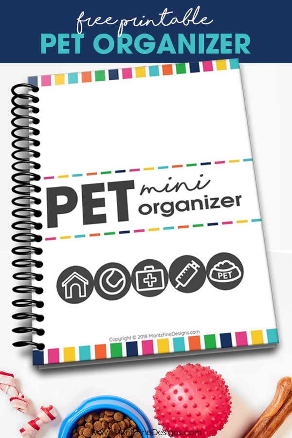 Never forget any important information about your pets when you use this free printable pet organizer! It's the perfect place to keep all the pet details in one location.