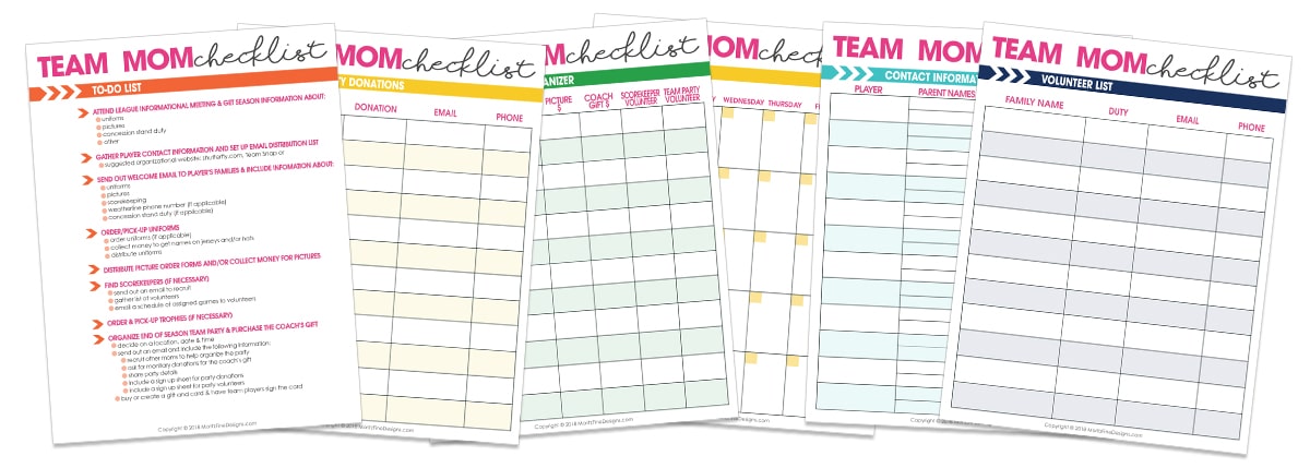 Feeling overwhelmed with all the tasks a team mom must do? Use the Team Mom Checklist Mini-Guide to make sure you keep your kid's team completely organized.