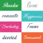 Planning a wedding or bridal shower and need some fabulous free wedding fonts? This list of fresh wedding fonts is full of great options!
