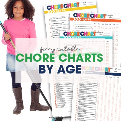 Chore Charts By Age