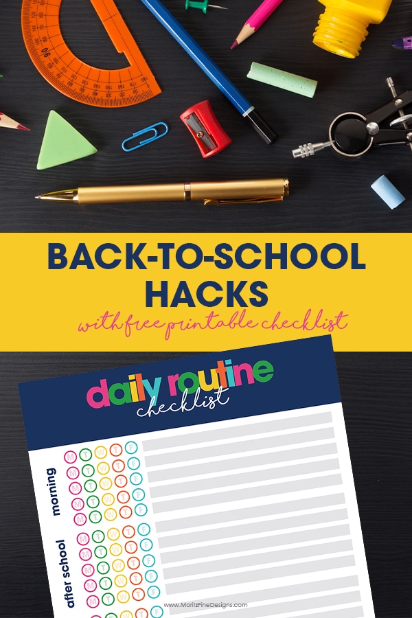 Use these best Back to School Hacks to make the transition back to the day in and day out school routine easy for kids and parents.