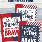 Decorate your home, office or school with these free printable Memorial Day Printables. Easy and free to print, frame and hang.