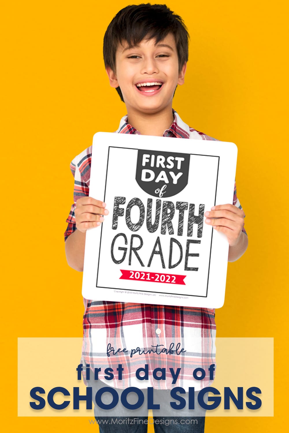 Use these First Day of School Photo Signs for your kids when you take their back to school picture so you easily identify the grade they are entering.