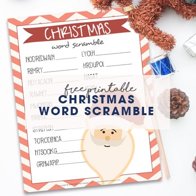 Christmas Word Scramble