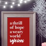Quickly and easily add Magnolia style home decor to your house for Christmas with this adorable Christmas Printable Free Sign.