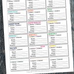 Keep track of all the paint colors in your home in one location with this easy to download free printable House Paint Planner.