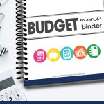 Are your finances out of control? It's time to get your budget in tip-top shape! Use the free printable Mini Budget Binder to help organize your finances!