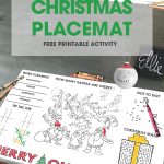 Make Christmas even more fun for the kids...at mealtime use the free printable Christmas Placemat so the kids have lots of fun activities to work on.