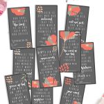 Hide God's Word in your heart with these Bible Verse Cards for womens. Print these free printable Scripture Memory Cards and start learning!