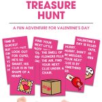 Make Valentine's Day even more special by having a Valentine's Day Treasure Hunt. It's the perfect activity for your kids to find that special treat.