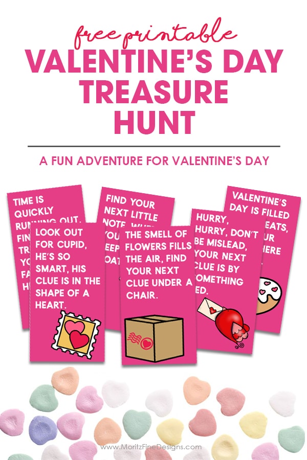 Make Valentine's Day even more special by having a Valentine's Day Treasure Hunt. It's the perfect activity for your kids to find that special treat.