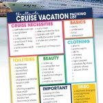 Don't get on that cruise boat without using the free printable Cruise Packing Checklist, your surefire way to make sure you have everything you need.