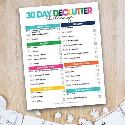 30 Day Declutter Challenge