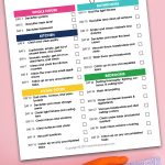 Clean out those dust bunnies and get your house in tip-top shape with this free printable 30-Day Spring Cleaning Challenge.