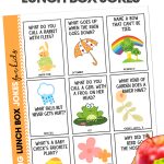 Give your kids a big laugh at lunch time by putting Spring Lunch Box Jokes in their lunch! These free printable jokes for kids are fun for kids of all ages!