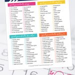 Have you run out of date night ideas? On a tight budget? Need to get creative? Use this free printable list of Date Night Ideas for Couples!