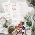 Essential Oils Homemade Spa Kit | DIY Essential Oil Recipes | free printables | perfect gift for mom or yourself