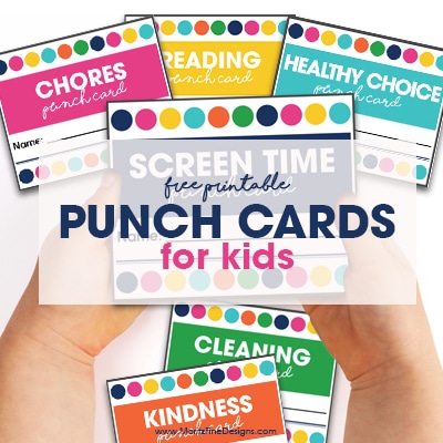 Free Printable Reward Punch Cards & 16 Ways to Use Them