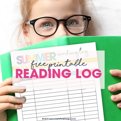 Summer Reading Log for Kids & Adults