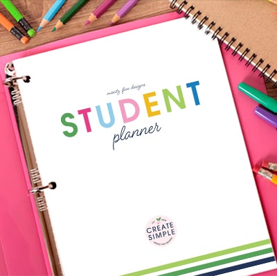 free student daily planner