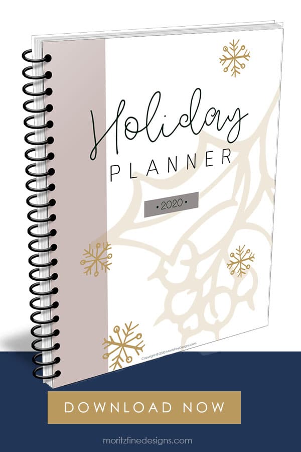Use the Holiday Planner & Organizer to get ahead on all holiday tasks including menu planning, gift buying and tracking, budgeting and more.