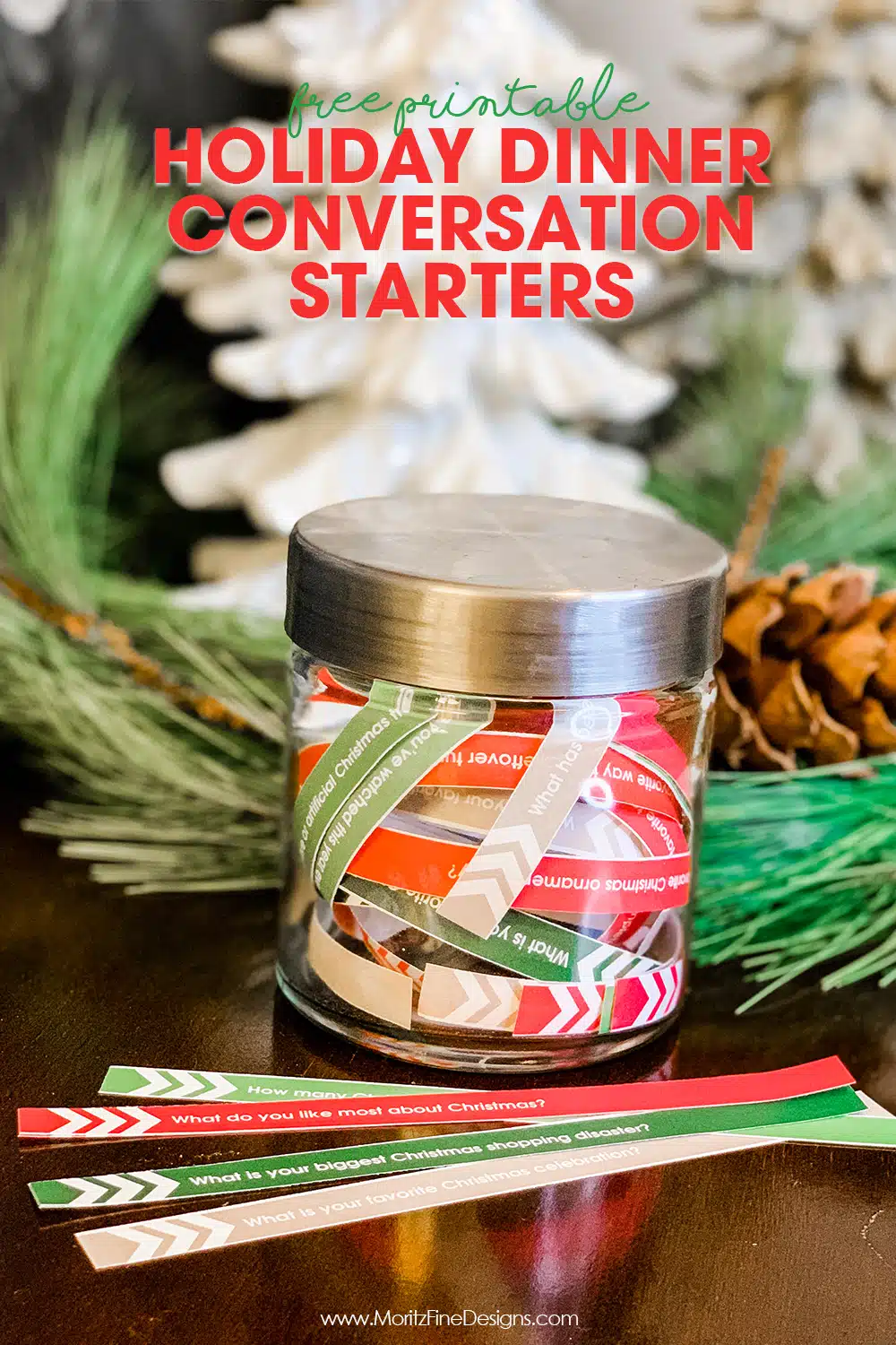 Skip the awkward holiday dinner conversation--use these fun Holiday Dinner Conversation Starters to enable a healthy and fun dinner discussion.