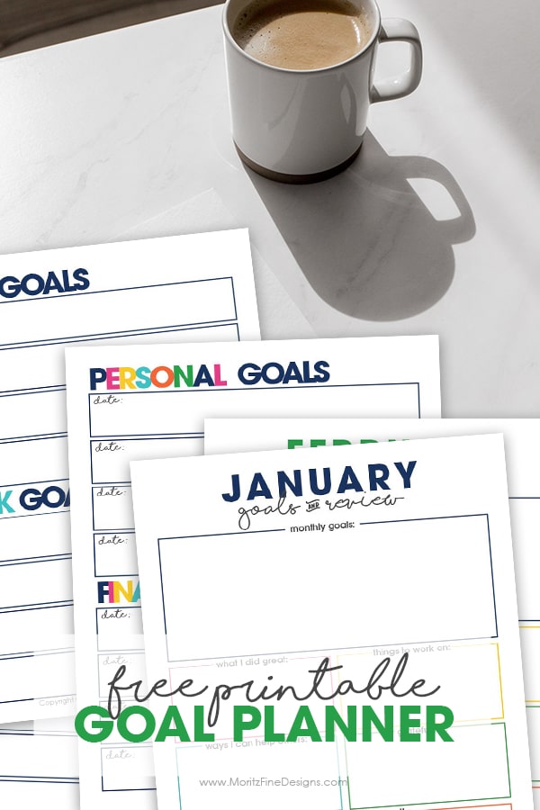 Make your goals attainable! Use the free printable Goal Planner to create and review your goals each month of the year. Easy to download and print.