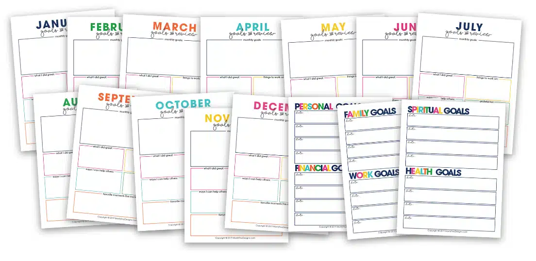 Free Printable Goal Planner | For Personal, Work or Home