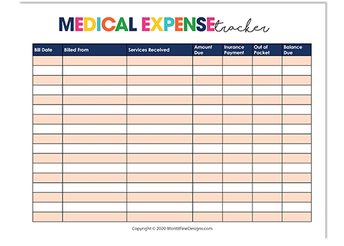 Medical Expense Template – megiaaume
