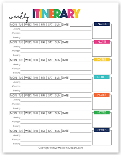 The Printable Travel Planner will make planning your next trip easy-from helping you create a travel budget to making an itineray and everything in between.