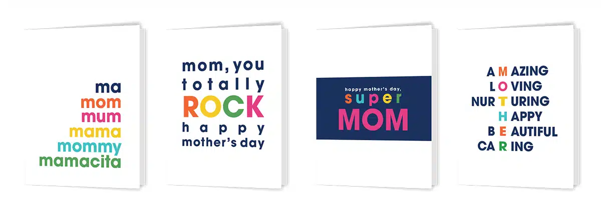 Use these free Printable Mother's Day cards for your mom on Mother's Day. Easy and fast to download and print.