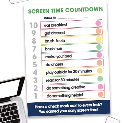 Screen Time Countdown for Kids